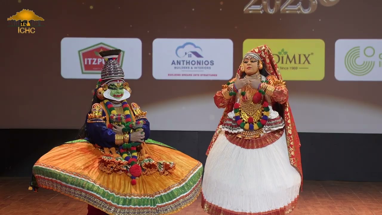 KATHAKALI PERFORMANCE|National Dance Festival-Nrithya|Chavara Cultural Centre|MEENA KURUP&SEENA UNNI