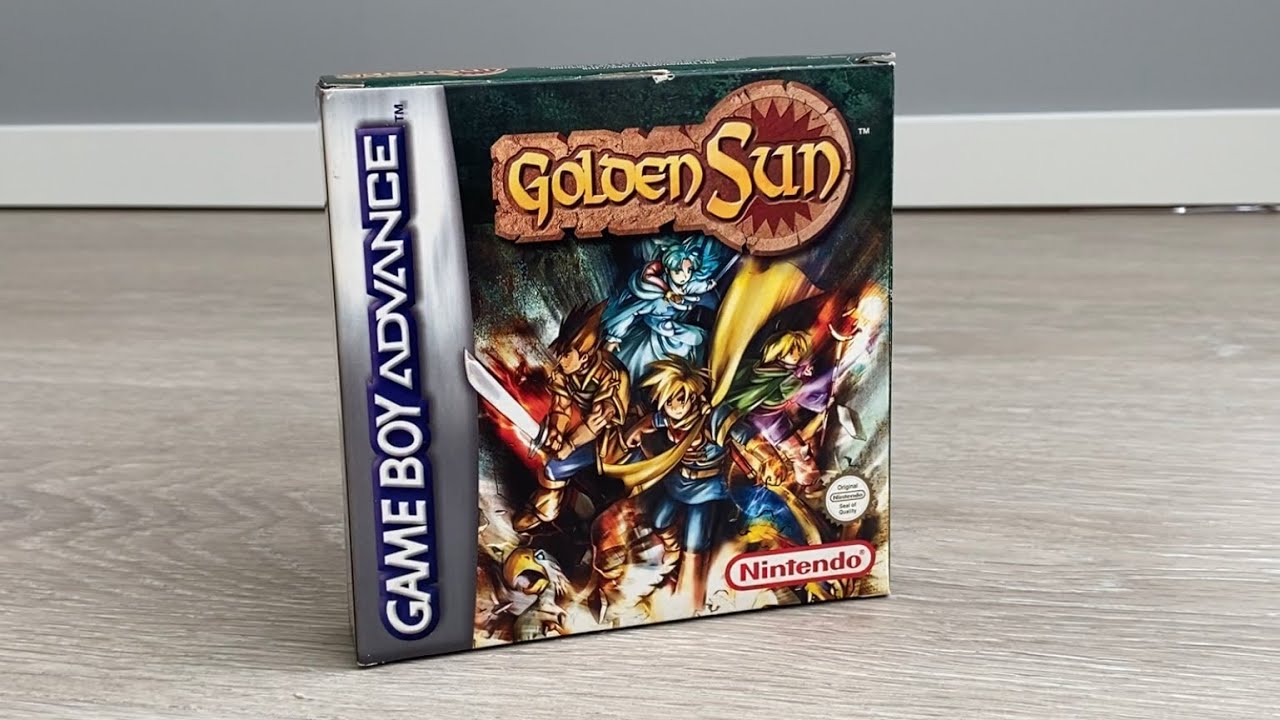 Golden Sun Unboxing  ASMR - Gameboy Advance
