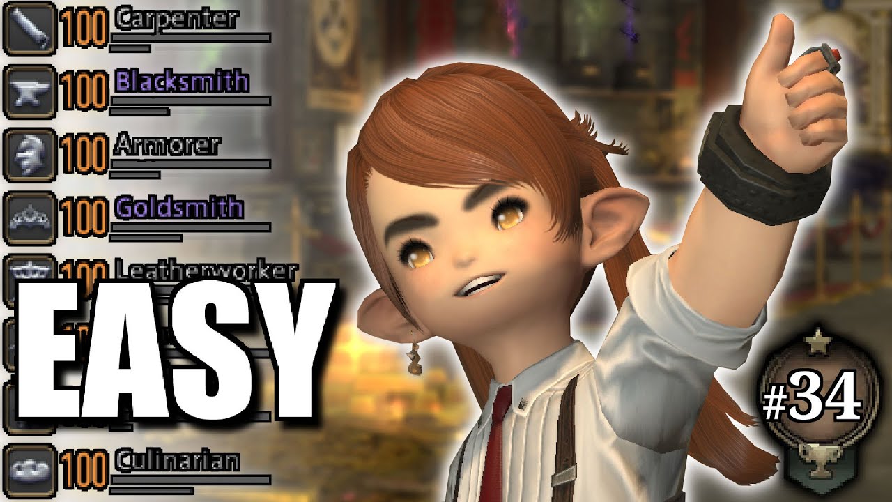 I Maxed All My Crafting Jobs... Again | Getting Every Achievement in FFXIV #34