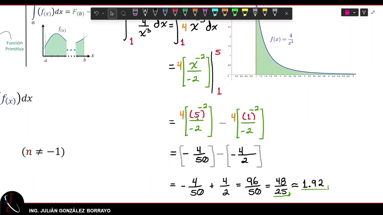 Integral Definida Ejemplo 5