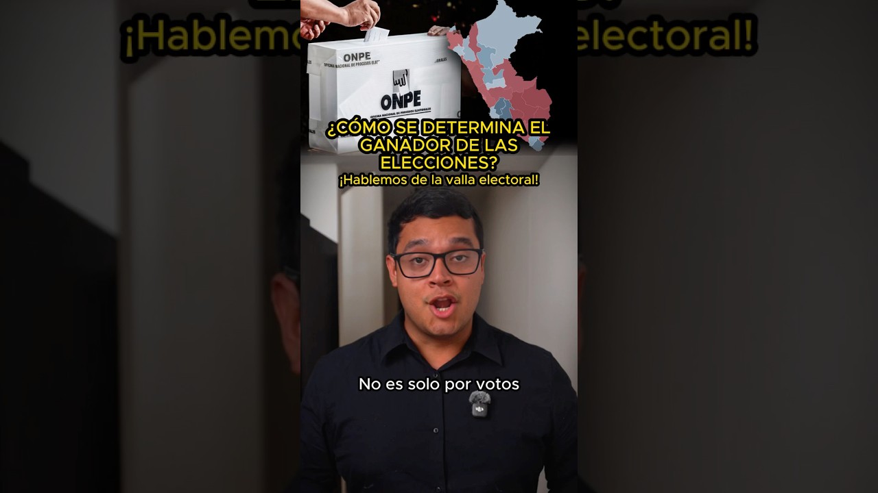 As&iacute; se determina al ganador de las elecciones #flaviogalvezq #politica #peru