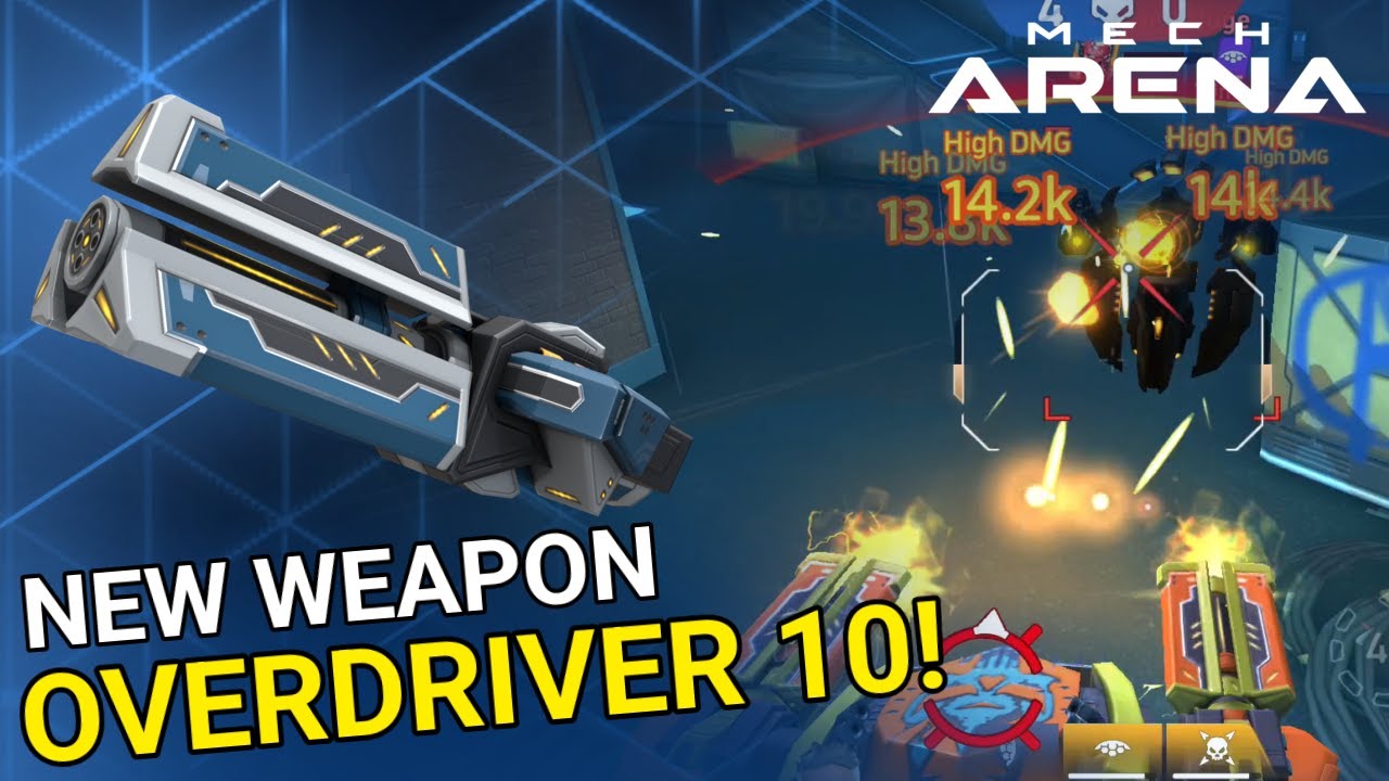 New Overdriver 10 Gameplay | Redd Mech Arena