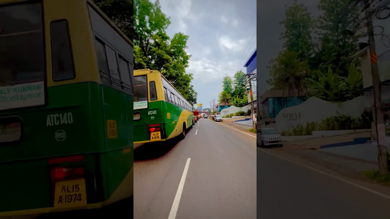 Kunnamanglam traffic block crossing #cyclinglife #cycling #cycleride #cityride
