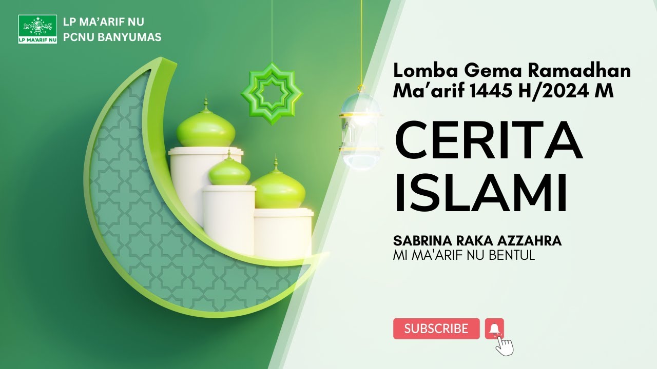 Lomba Gema Ramadhan | Cerita Islami | Sabrina Raka Azzahra | MI MA'ARIF NU BENTUL