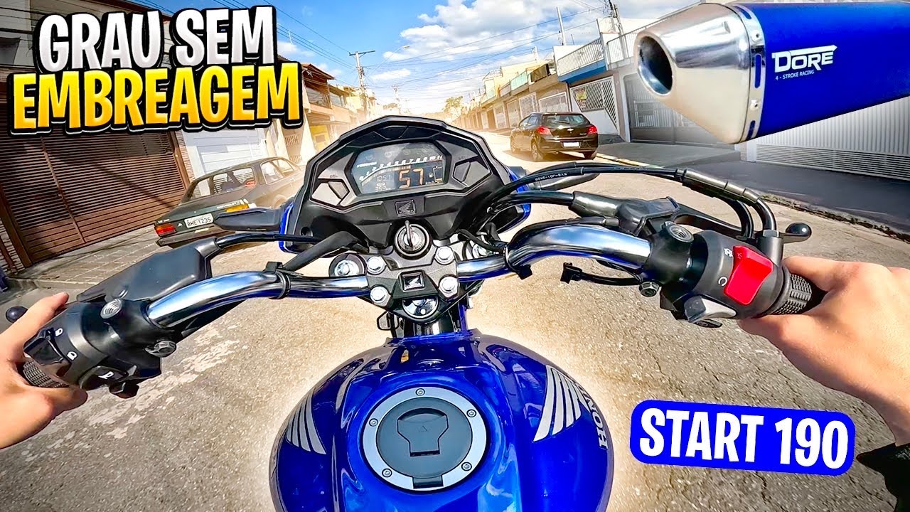 TESTEI O DORE NA START 190 SEM RETROVISOR