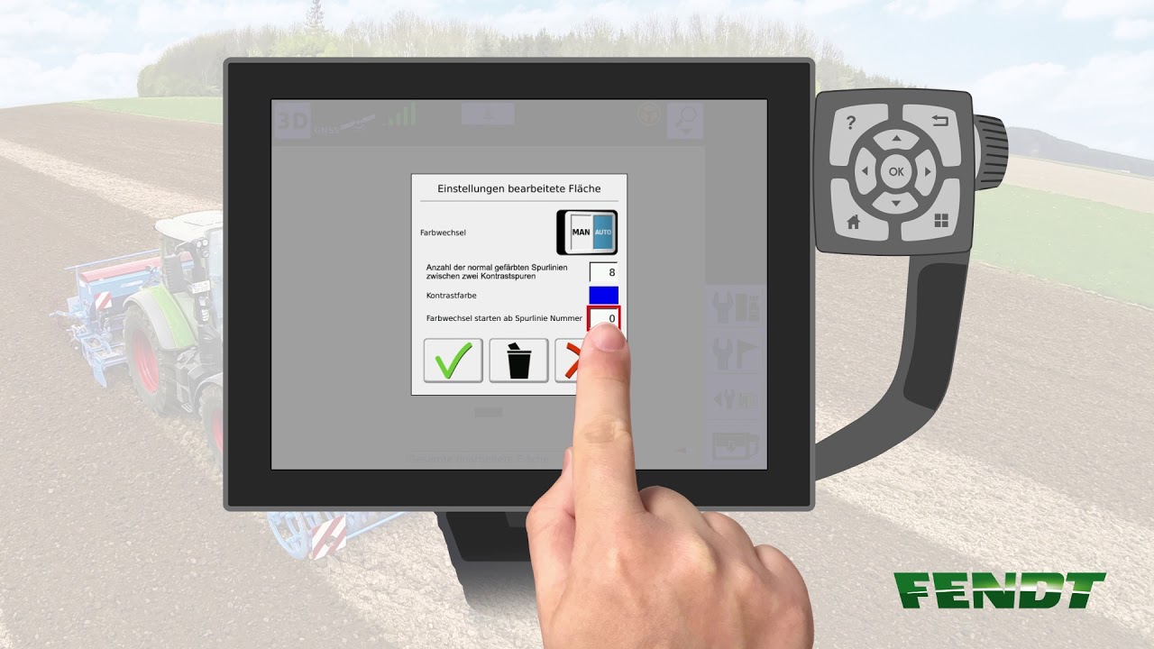 Fendt VarioGuide | Nutzung der markierten Fahrgassen | Fendt