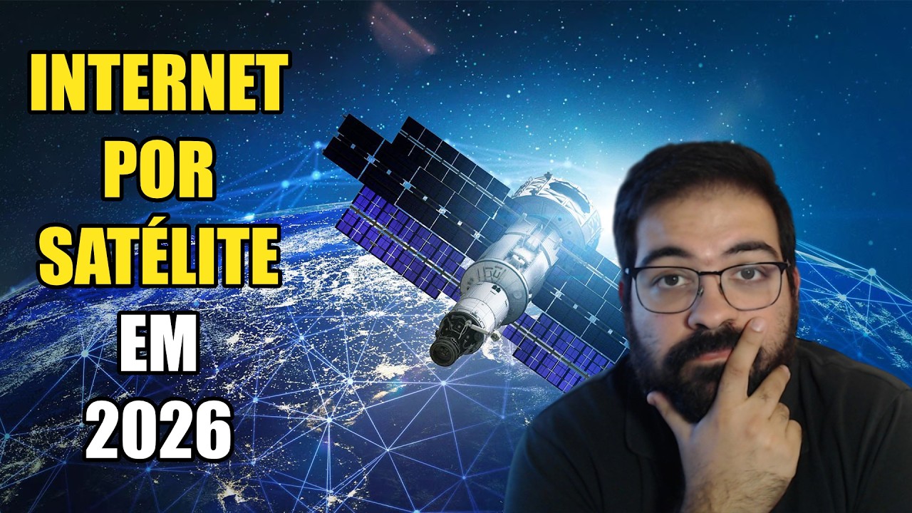 INTERNET por SATÉLITE em 2026! | VICIADO COMENTA