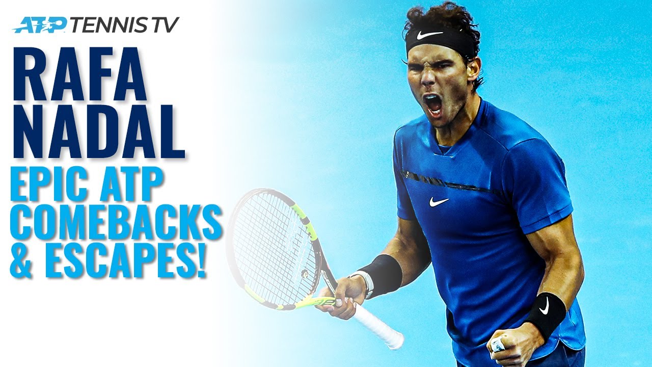 10 EPIC Rafa Nadal ATP Comebacks & Escapes! 🔓
