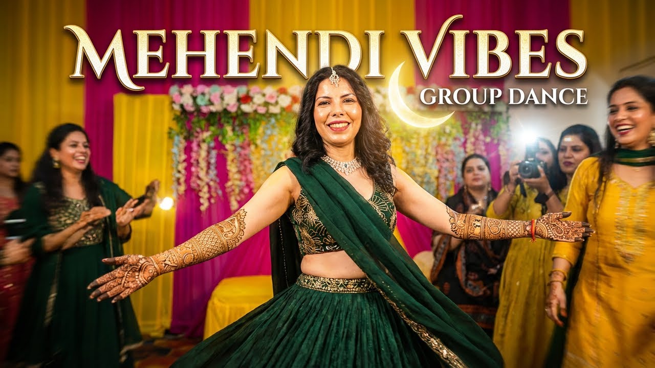 Mehendi Vibes Group dance Chand sa chamakta Chehra ho