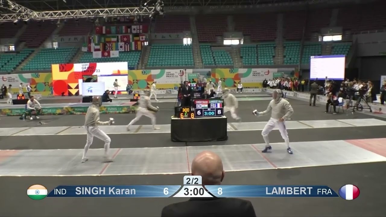 Tunis Grand Prix 2023 SMS - L64 - Karan Singh IND v Maxence Lambert FRA