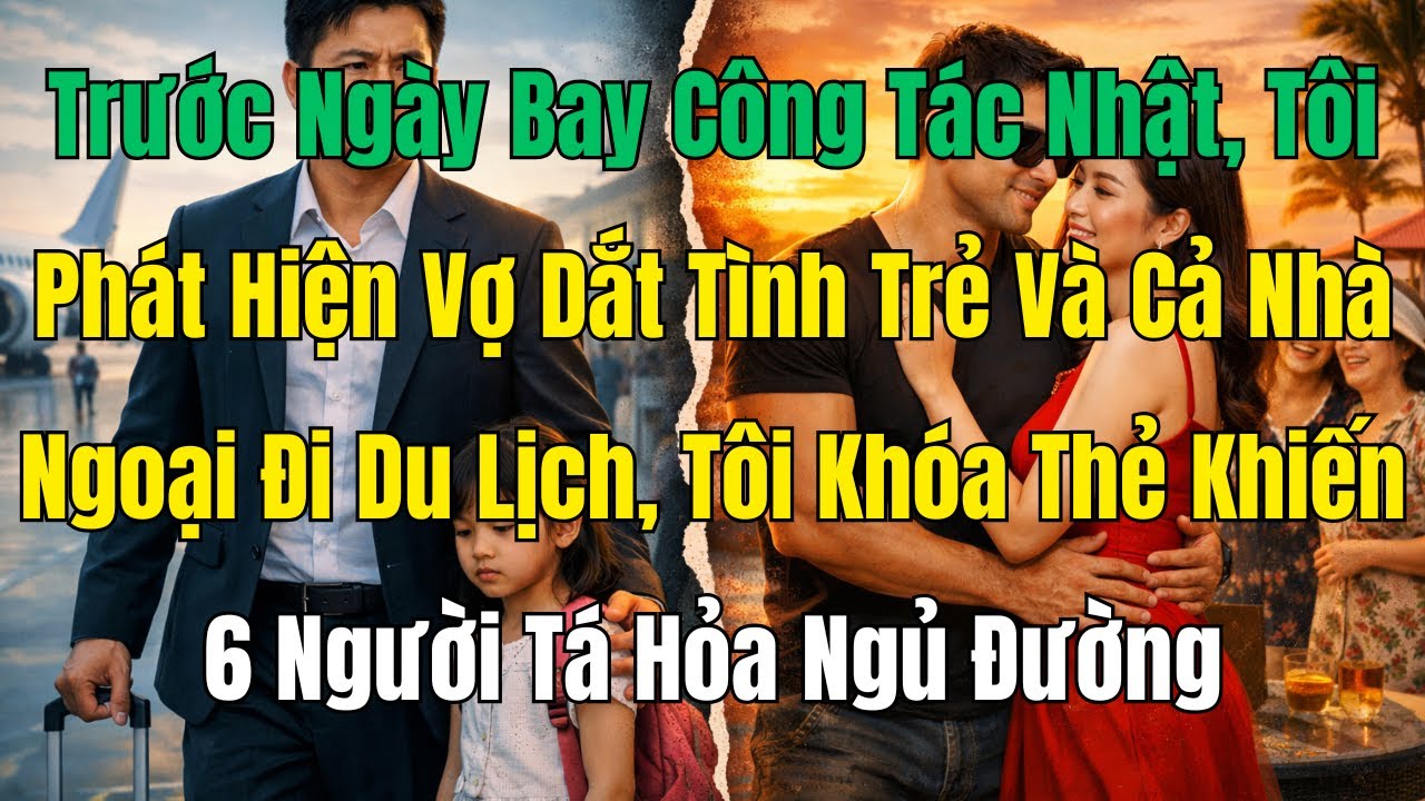 Ngay trước chuyến công tác quan trọng sang Nhật, người chồng phát hiện vợ mình cùng người tình...