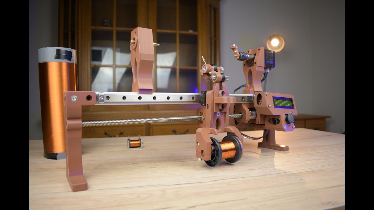 DIY 3D Printed Coil Winding Machine