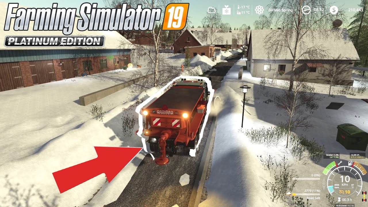 Saving a Village from a Snow Storm | Timelapse | FS19 | Farming Simulator 19