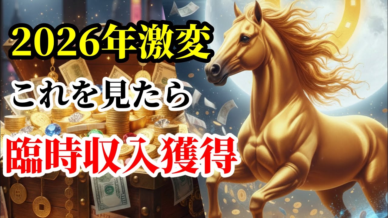 【※2026年最新】午年に向けて金運を爆上げする金馬「黄金の疾走」。これを逃すと次の好機は12年後です。🌈🐉💰