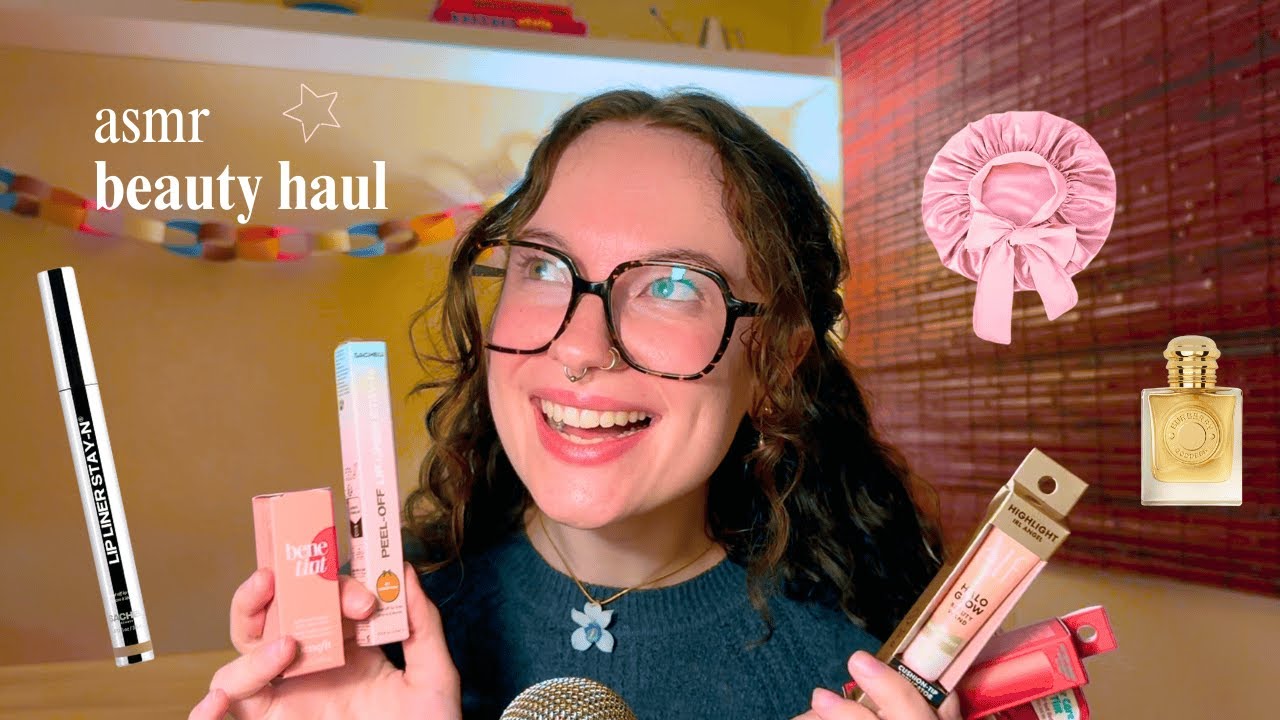 ASMR beauty restock & haul 🌸 | whispering, product tapping