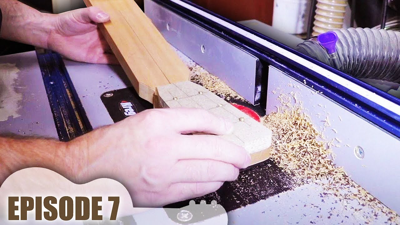 Shaping the Guitar Neck/ Acoustic Guitar Build/ Ep. 7