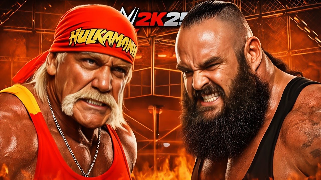 Hulk Hogan vs Braun Strowman | Epic Showdown | WWE 2K25