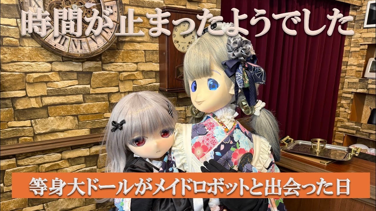 時間が止まったようでした。等身大ドールがメイドロボットと出会った日