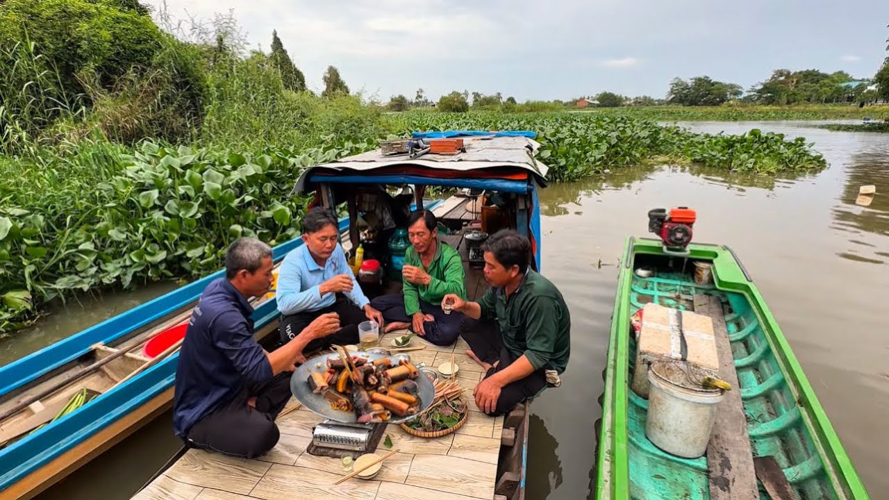 Tập 18. Lươn Đồng Gần 1kg Nấu Cháo Môn Ngọt Lai Rai Trên Đồng Nước Lũ Mộc Hóa | Mưu Sinh Miền Quê 