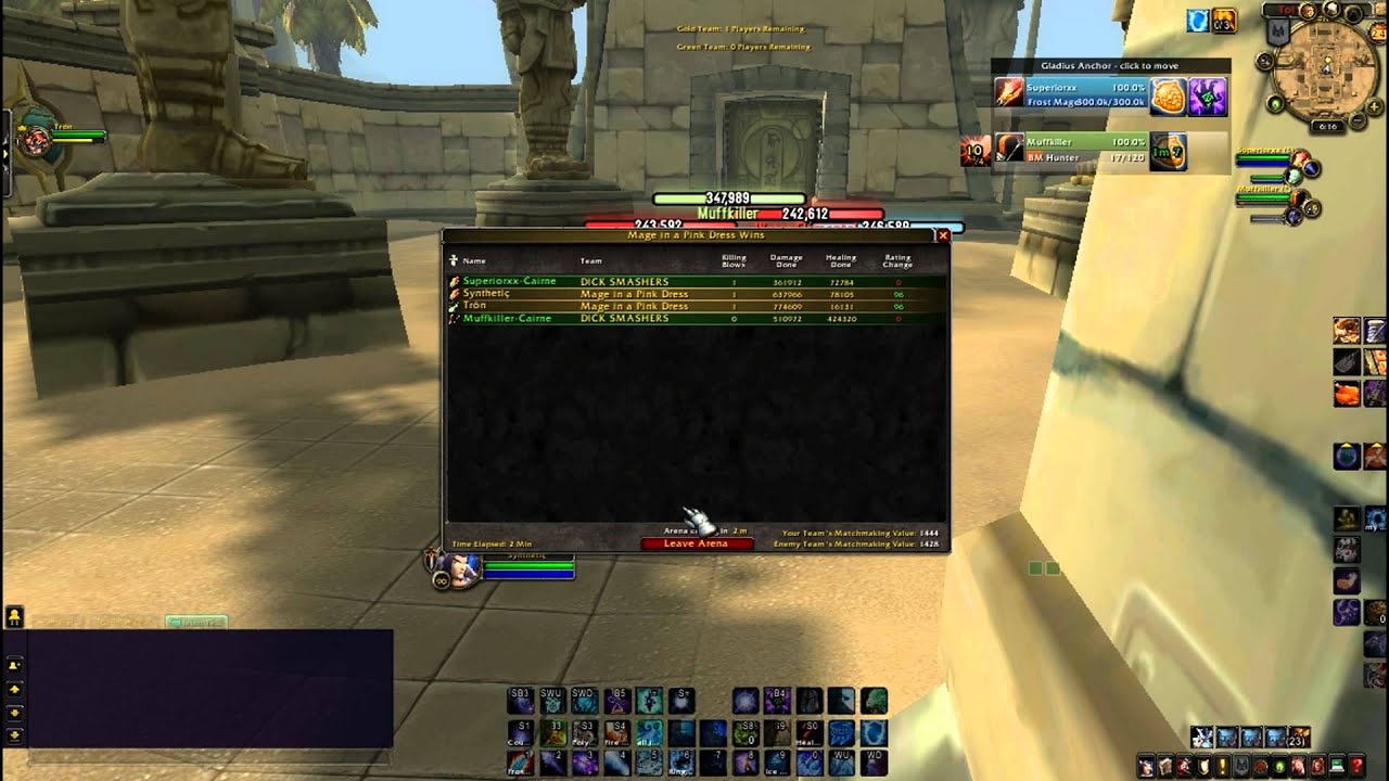 Frost Mage Synthetic doing some Arena 2s with my partner Tron Pt. 1