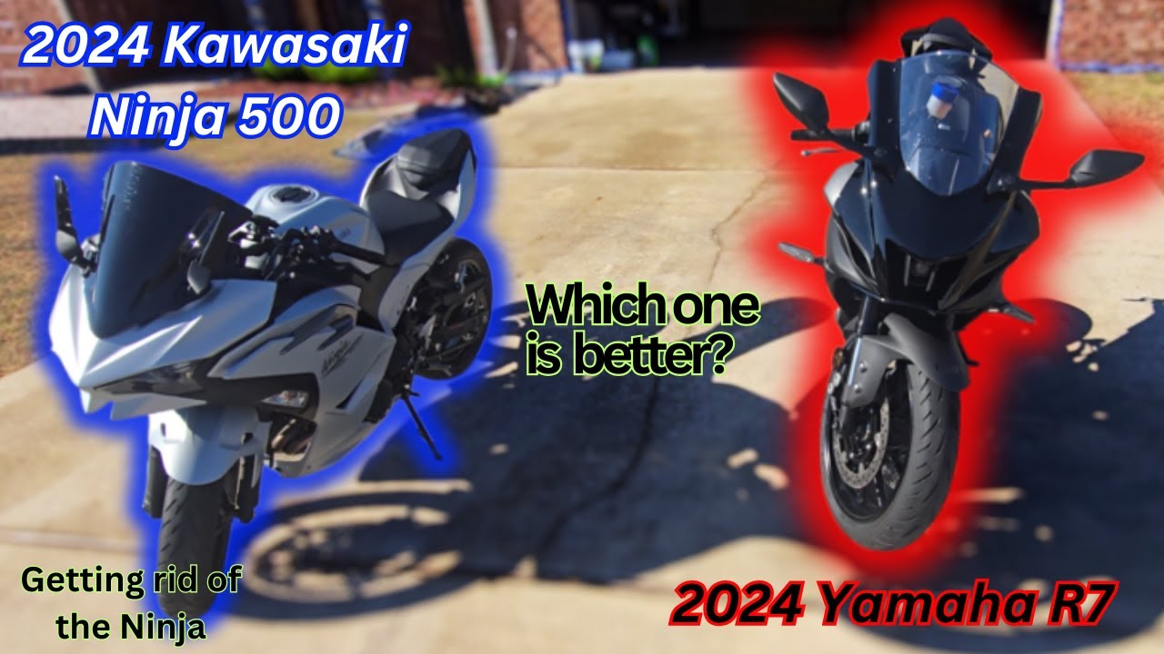 Kawasaki Ninja 500 2024 года или Yamaha R7 2024 года?