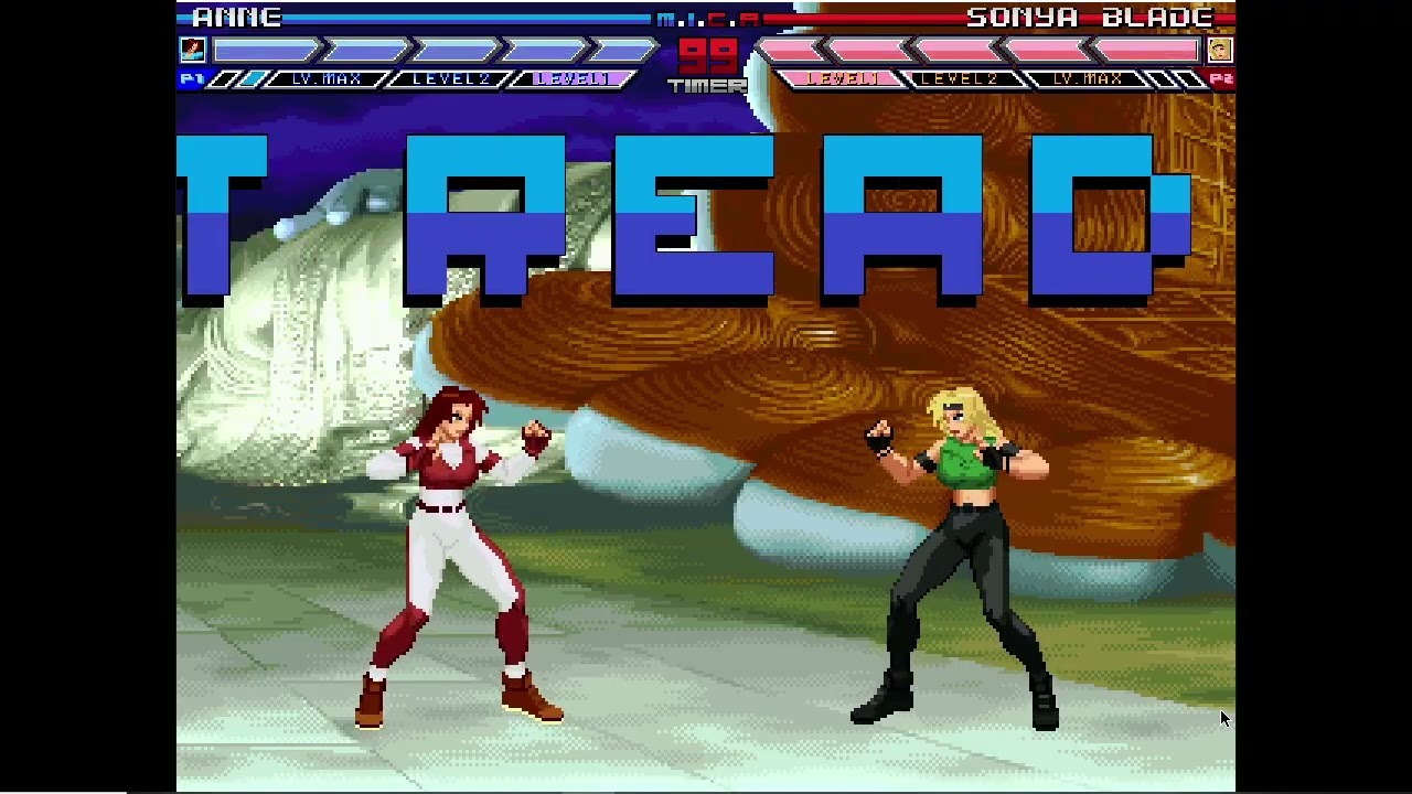 Karane MUGEN Battle #334: Anne Scott vs Sonya Blade