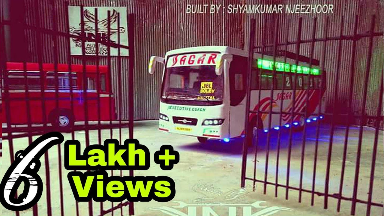 Bus Miniature Model By Shyamkumar Njeezhoor