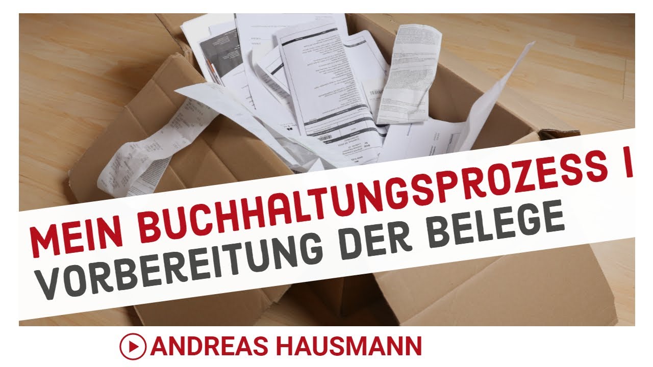 Mein Buchhaltungsprozess mit DATEV Unternehmen online | Vorbereitung der Belege mit LEXoffice