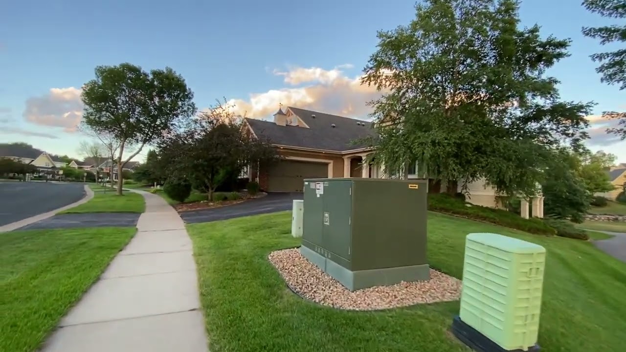 Suburban walk near our old neighborhood Apple Valley Minnesota