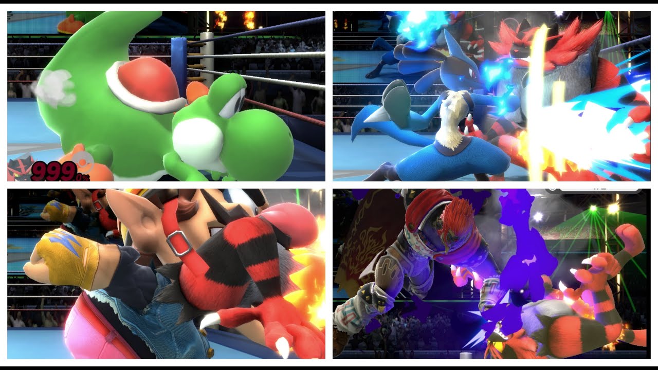 SSBU: Command Grab Attacks (With DLC)