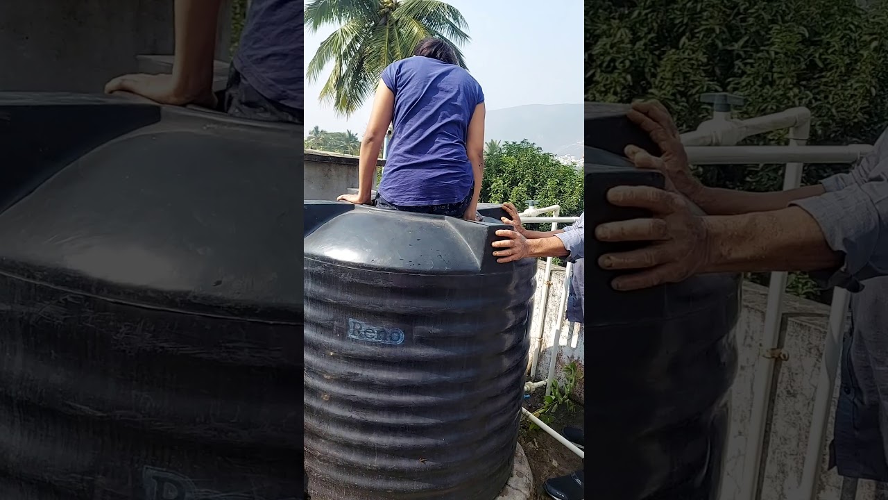 Water Tank Cleaning | Fun At Home | Funny Video