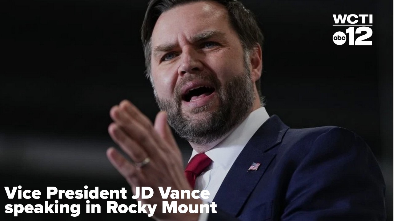 LIVE: Vice President JD Vance speaking in Rocky Mount, North Carolina