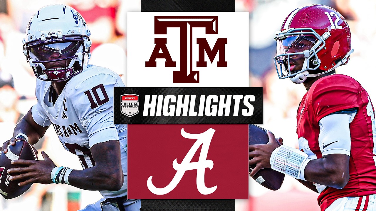 Texas A&M Aggies vs. Alabama Crimson Tide | Full Game Highlights | ESPN College Football