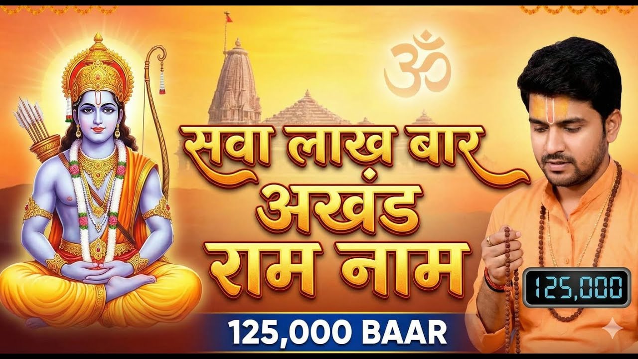 Raam naam jaap # राम नाम जाप #इसे सुनने से सारे दुख खत्म हों जाते है