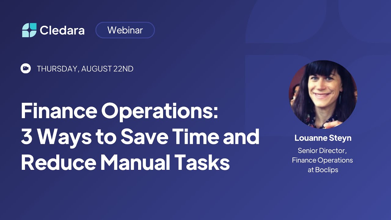 Finance Operations: 3 Ways to Save Time and Reduce Manual Tasks