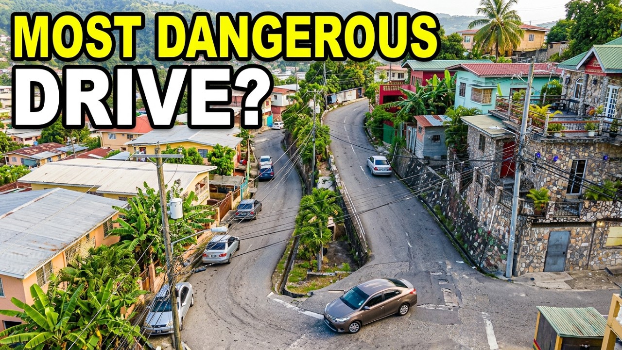 most dangerous Drive in Trinidad Laventille road #loveindehouse #travel #driving
