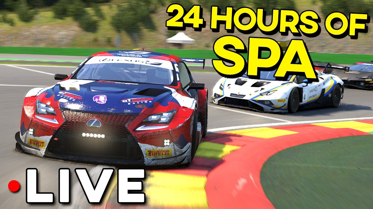 Reunited with the Boys for LFM 24 Hours of SPA in ACC - NIGHT Stints