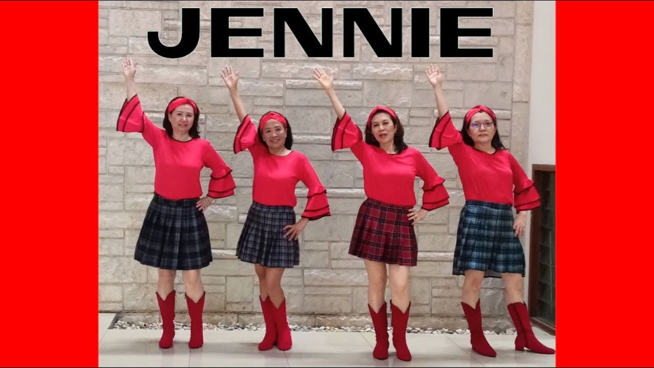 JENNIE Line Dance (demo & count) Chor: Caecilia Maria Fatruan (INA)