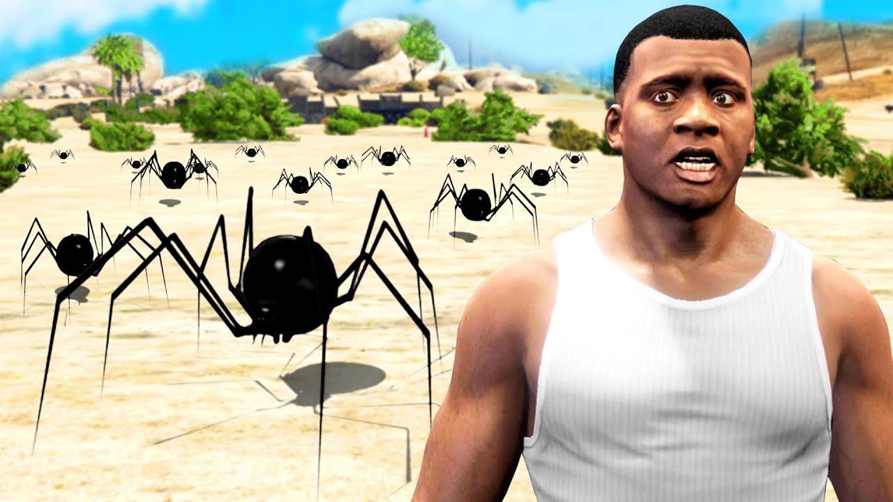 GTA 5 - MONSTER SPINNEN greifen LOS SANTOS an!!