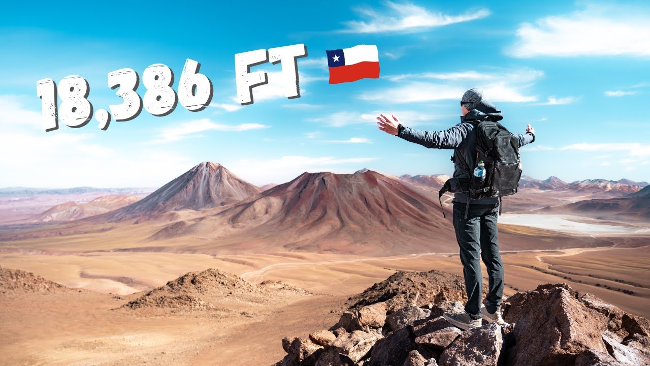 Hiking CERRO TOCO Volcano in the Atacama Desert!