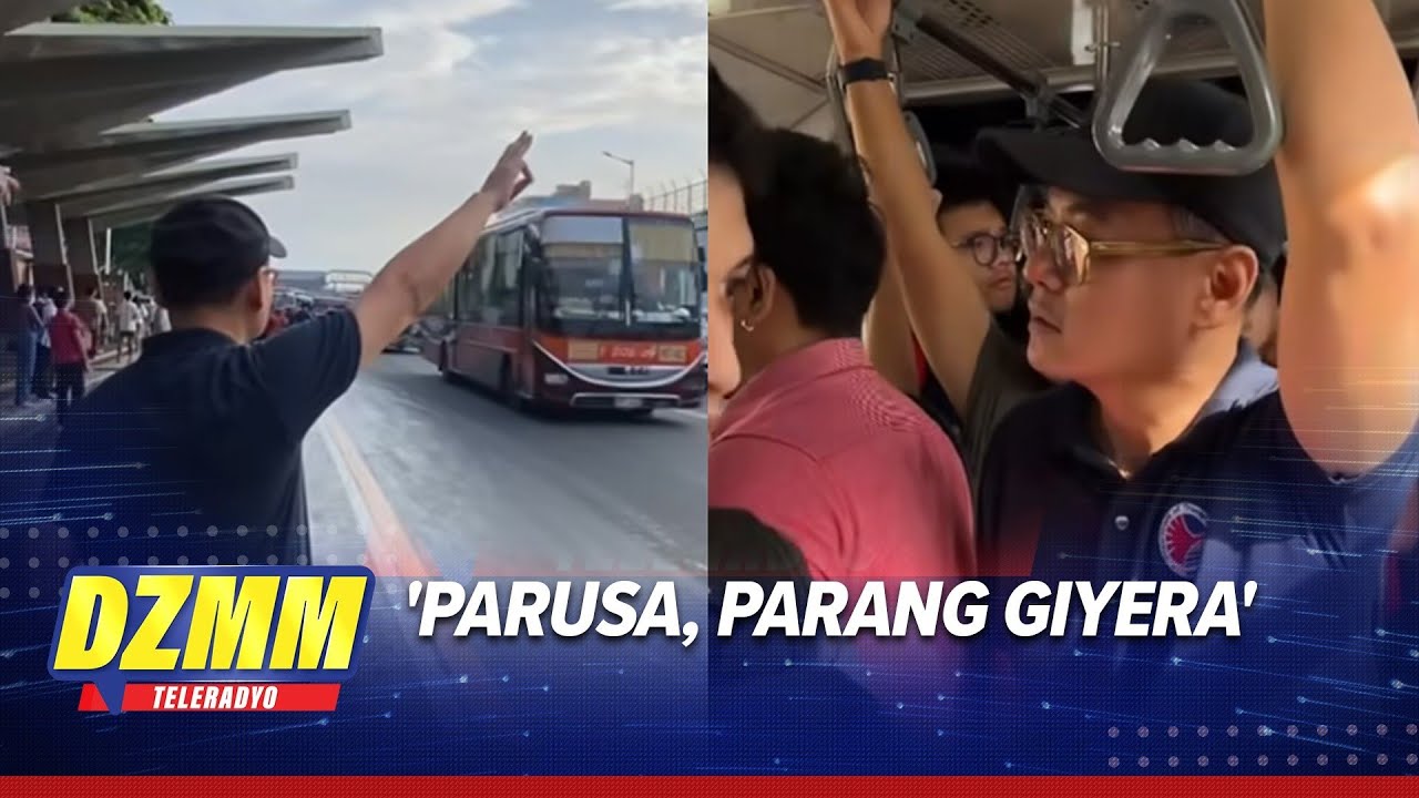 'Parusa, parang giyera': Acting DOTr Secretary sumakay ng bus sa Commonwealth | DZMM TeleRadyo