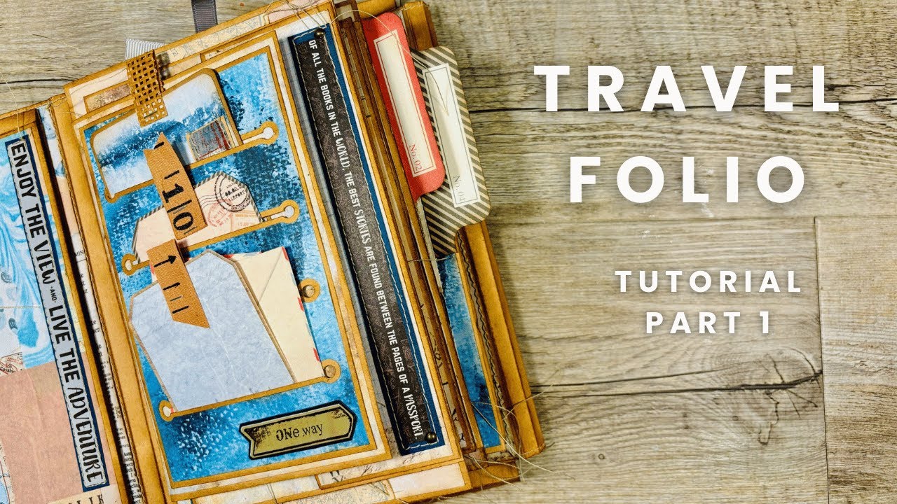 Travel Folio ~ Tutorial ~ Part 1 ~ SVG Files and Printables Templates Available
