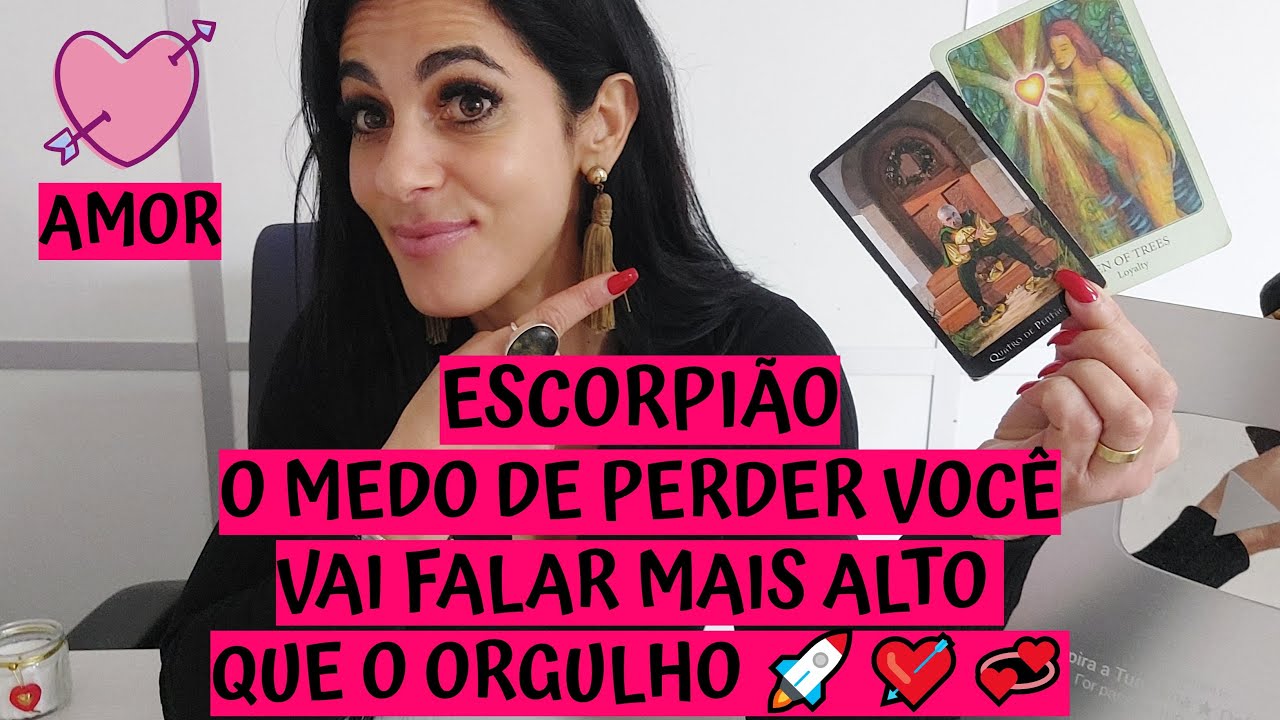 ESCORPIÃO ♏️ AMOR 💖 O MEDO DE PERDER VOCÊ VAI FALAR MAIS ALTO QUE O ORGULHO 🚀💘💞
