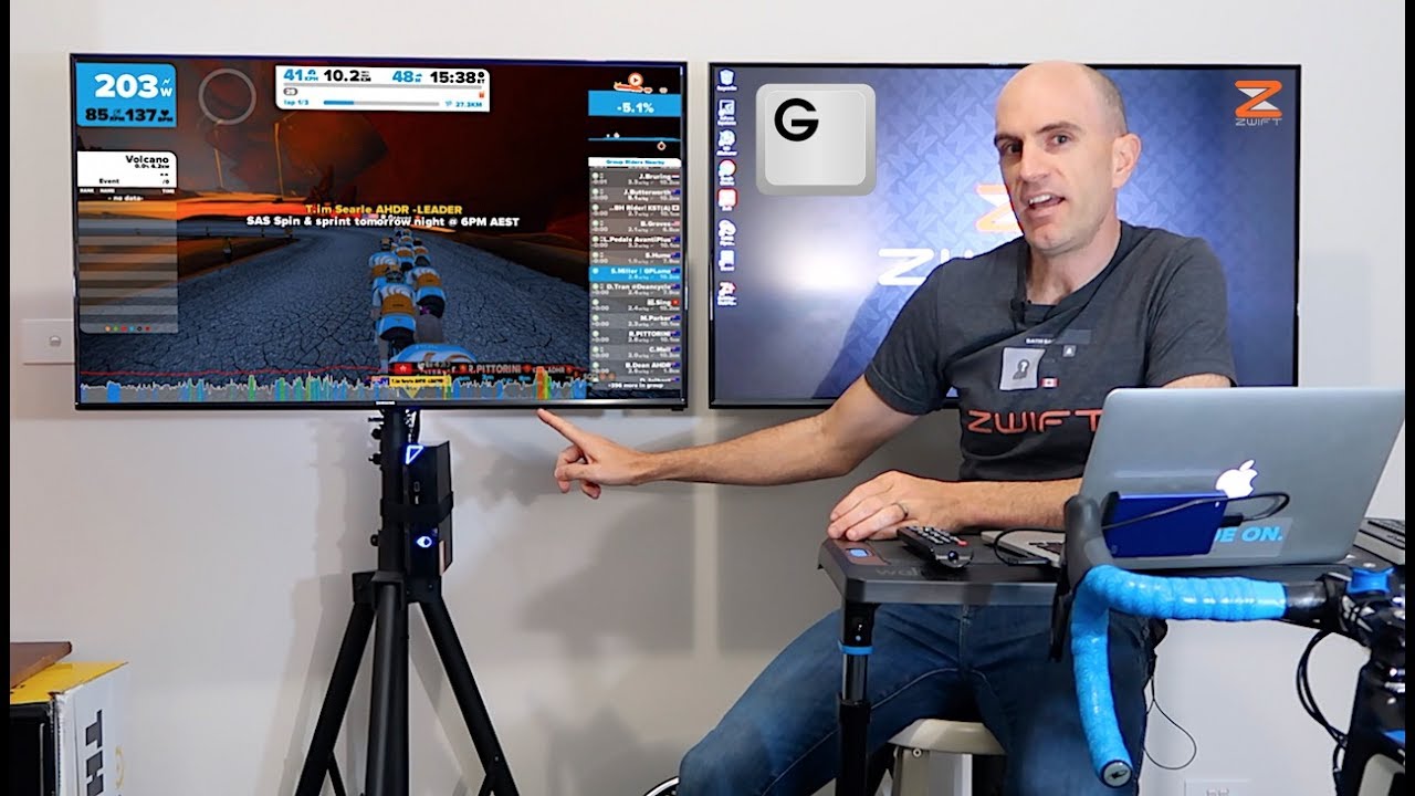 Swift Zwift Tip: Heart Rate and Power Zone Graph