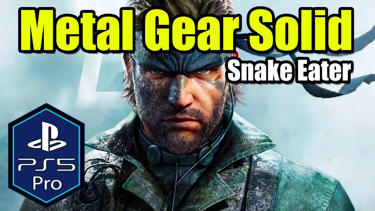 Игровой процесс Metal Gear Solid Snake Eater для PS5 Pro [Улучшенный]