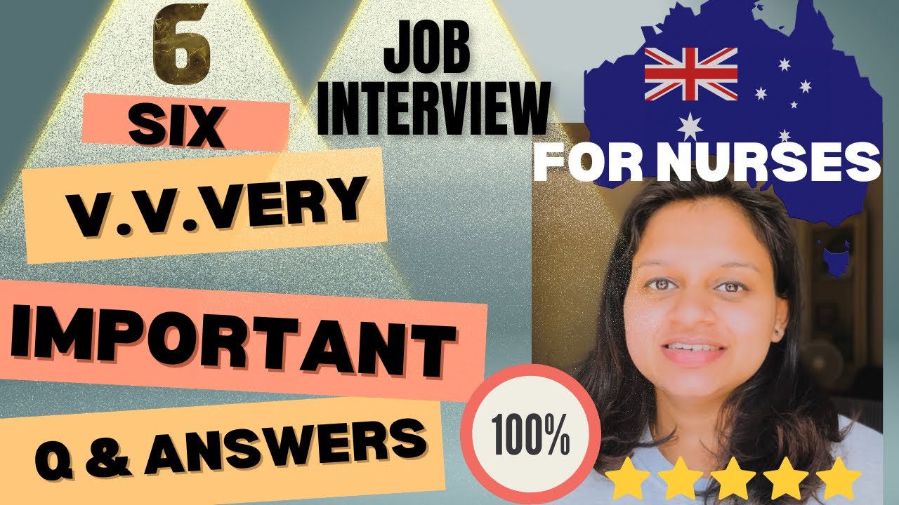 Nursing Interview Questions/ Ward /ICU/ Australia/ In English/ Key points explained