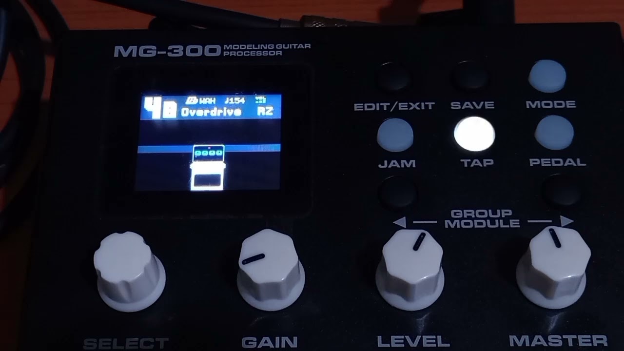 Mis presets en la Nux mg-300