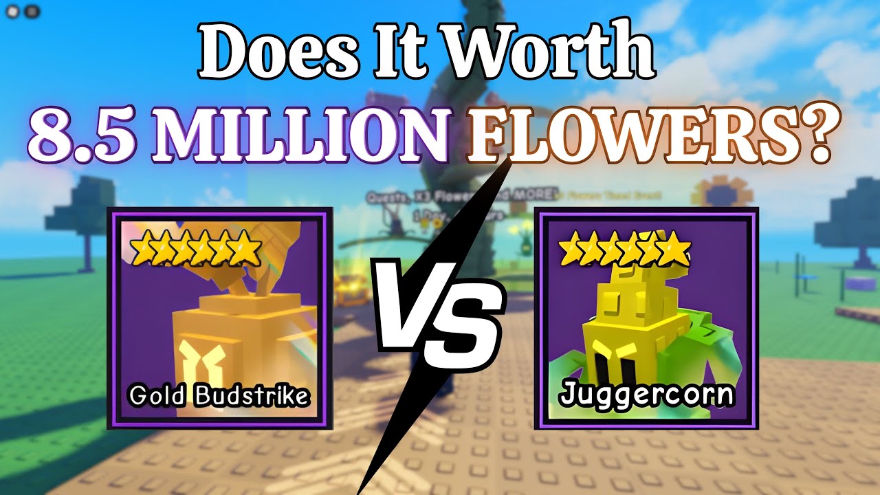 Roblox - Garden Tower Defense - Golden Budstrike vs Juggercorn (Disappointment)