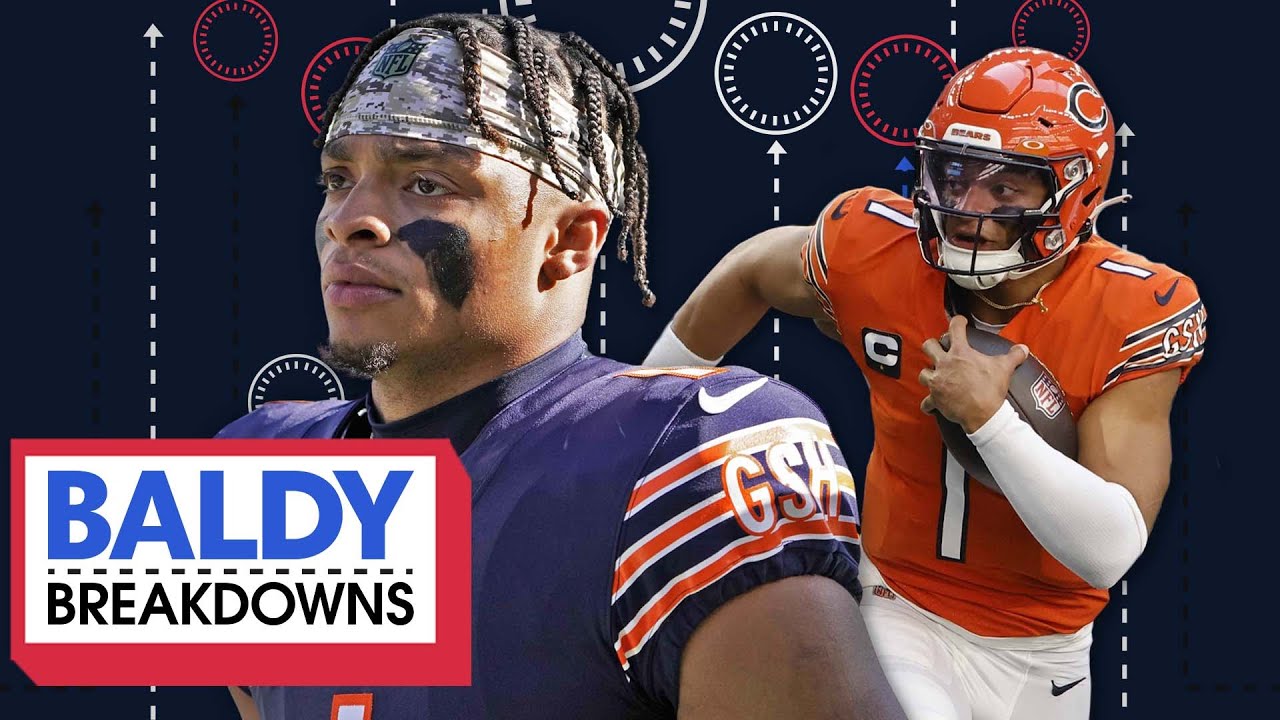 Breaking Down Justin Fields Top 10 Plays of the Season So Far | Baldy Breakdowns