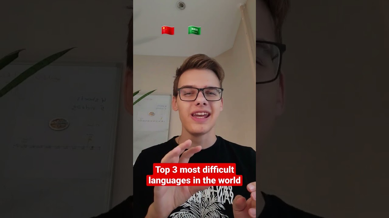 Top 3 most difficult languages in the world
